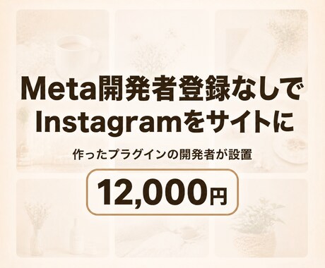WPにInstagram投稿を表示します イメージ1