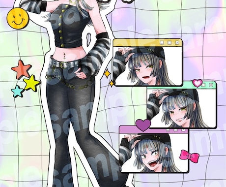 立ち絵イラスト制作します 【TRPG/創作/配信等】立ち絵イラストを制作いたします！ イメージ2