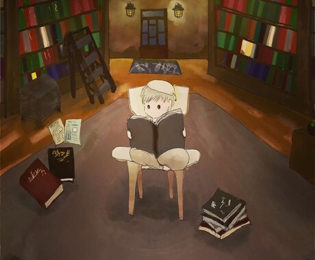 暖色を基調とした暖かみを感じるイラストを提供します 壁紙、アイコン、ヘッダー、グッズデザインなど。 イメージ1