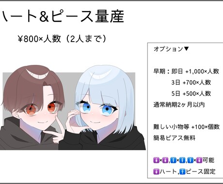 アイコンやヘッダーなどに使用できます かわいいイラストをお届けします！ᐢ..ᐢ イメージ1