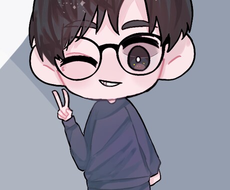 ゆる〜い感じでアイコンを描きます あなたのミニキャラをご要望にそって３日以内に描きます！ イメージ2