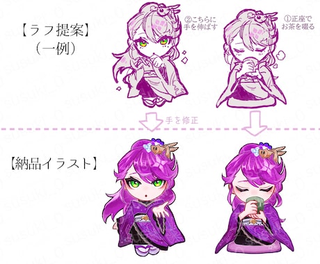 ミニキャラ・SDキャラ描きます 幅広く使えるミニキャライラストを作成させて頂きます！ イメージ2
