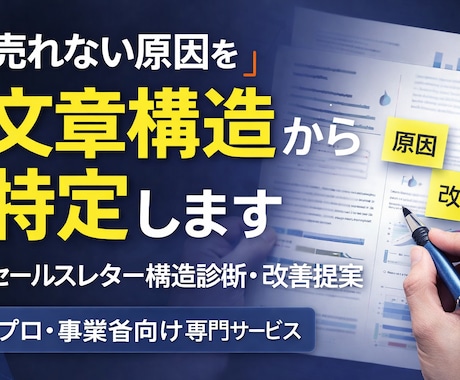 LPを構造から診断｜申込が止まる原因を言語化します なぜ反応が出ないのかを文章構造で説明します イメージ1