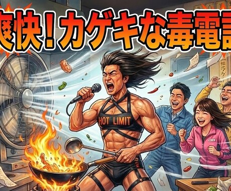 脈無し？既読スルー？恋愛の悩み全部炒めちまいます Yeahズバッと行こうぜ！あなたの未練を秒で黒焦げトロピカル イメージ1