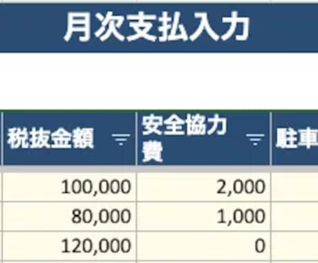 外注費のインボイス計算シートを提供します 2026年10月の控除率変更(80%→50%)に対応済み イメージ2