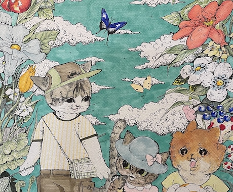 世界に一つだけの絵画を描きます 大切な家族の「今」を、いつまでも色褪せない絵画に。 イメージ1