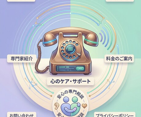 お悩み解決サポートます お話お聞きします【電話で愚痴聞き・悩み相談】 イメージ1
