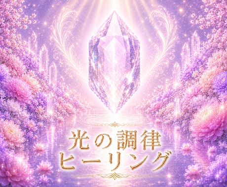 光の調律──✧癒しの波動で、軽やかな循環へ導きます 心のエステ܀ꕤ୭*内側のバランスを整え、引き寄せやすい状態へ イメージ1