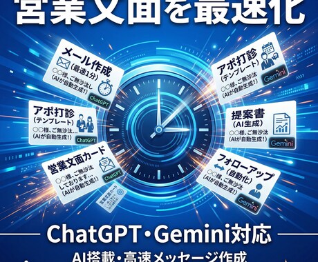 営業文面AIテンプレ作ります 現役営業マン監修 そのまま使える営業文面 イメージ1