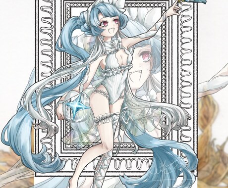TRPGの立ち絵描きます フリルやリボンの衣装、少女が得意です。 イメージ2