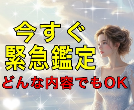 突然のトラブル・決断を急ぐ時、緊急で鑑定します 一刻も早く楽になるを霊感タロット＆高波動霊視で叶えます イメージ1