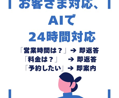 AIチャットボット制作　FAQ設計から対応します 何を答えさせるか迷っても大丈夫！設計から一緒に進めます イメージ1