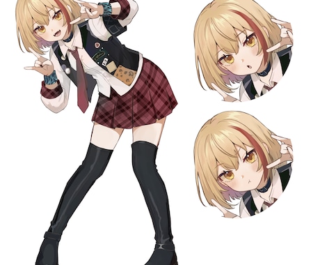 商用利用込！かわいい女の子描きます 急いでいる方必見！最短3日程度で納品できます！ イメージ2