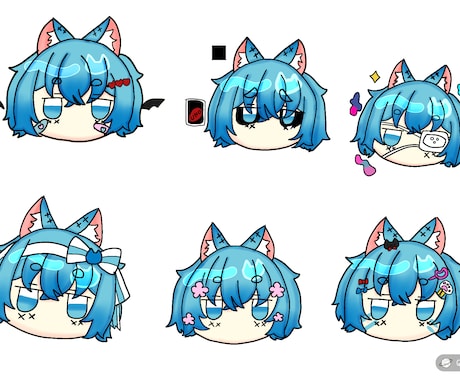 ミニキャライラストを描きます あなた好みなミニキャラを一緒に作りませんか？ イメージ2