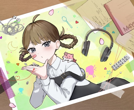 目を惹く！かわいいMV・動画用イラストを描きます イメージ1