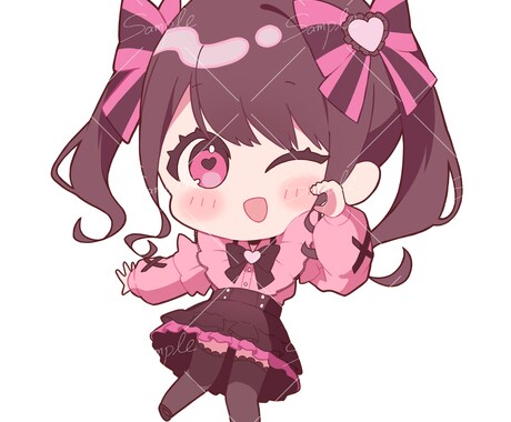 商用利用◎キュートなデフォルメキャラ描きます SNSアイコン、スタンプ、グッズ用イラストにおすすめ♪ イメージ2