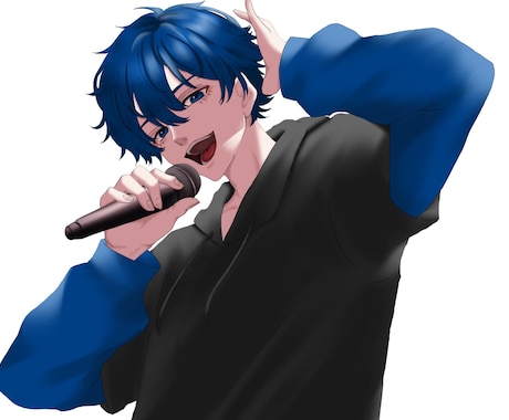 アイコン、サムネ、立ち絵等のイラスト制作します VTuber、配信活動、サムネ、キービジュアルに イメージ1