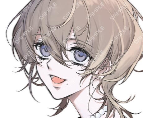 貴方だけの素敵なSNSアイコンお描きします 可愛くて綺麗な女の子お任せ下さい！ イメージ2