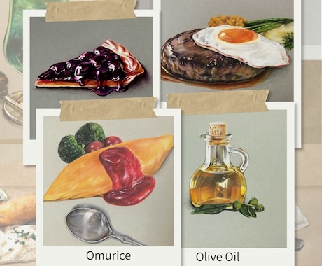 商用OK！雑誌・広告向けリアル食品描きます 商用・二次使用OK/アイコンやグッズ、ラッピングにも◎ イメージ2