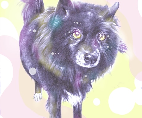 ペットや動物♡手描き感あるデジタルイラスト描きます かわいいペットの似顔絵やお好きな動物を絵にします。 イメージ2