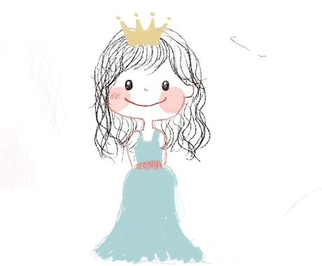 SNSで使える、ふんわり優しい似顔絵を作ります イメージ1