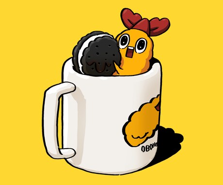 一枚1万5千円で可愛いイラストをお描きします 商業利用可能。デフォルメしてお描きします٩( 'ω' ) イメージ2