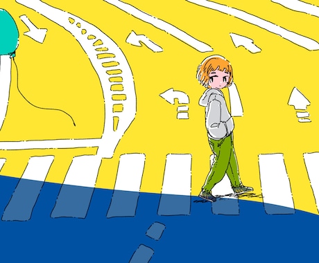 シンプルめ背景のオリジナルイラスト作成します 歌ってみた/オリジナルMV等のイラストを制作します イメージ2