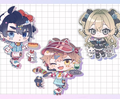 キャラクターイラスト描きます 1枚絵、SNS用アイコン、立ち絵など イメージ2