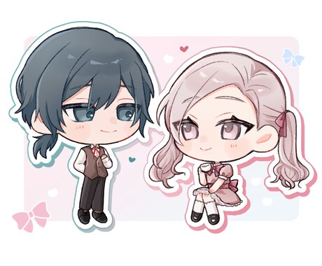 可愛いミニキャラお描きします イメージ1