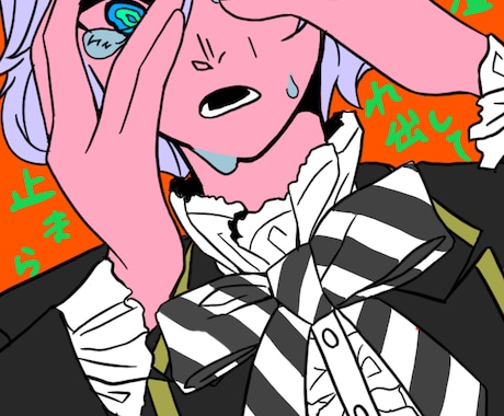 SNS用アイコンを作成します ポップな色合いのイラストを作成させていただきます。 イメージ1