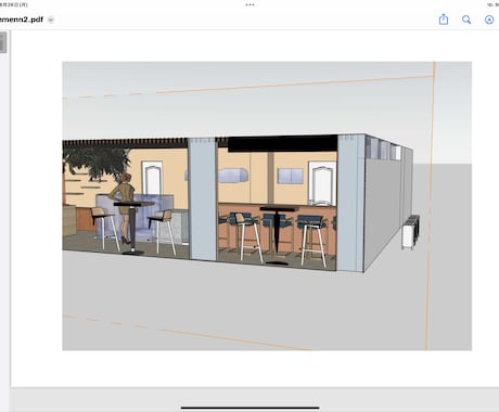 図面で想像出来ない方向けに3Dパースを書きます 出来たパースをアプリケーションで観覧できます イメージ2