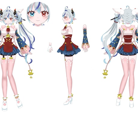 Live2d制作致します 世界に一人のVtuberを作り出します イメージ1