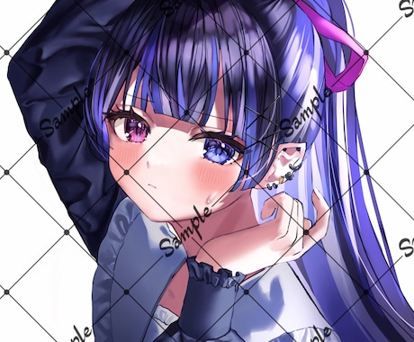 可愛い女の子のイラスト描きます 目に付きやすい美少女のイラスト描きます。 イメージ2