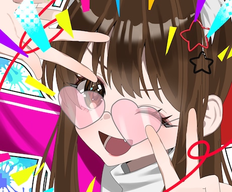 がっつり目を引くアイコン描きます イメージ1