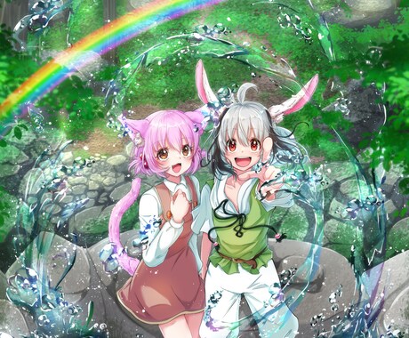 イラスト作成いたします 明るいアニメ調のイラストがお好みの方へ イメージ2