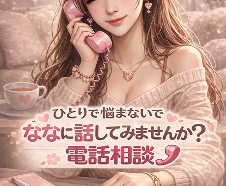 がんばりすぎなあなたへ。ななと相談電話♡します 恋愛・人間関係・不安、なんでもOK！ イメージ1