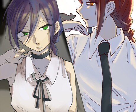 女の子のアイコンイラスト描きます かわいいもかっこいいも、｢女の子｣であればなんでも描きます！ イメージ1