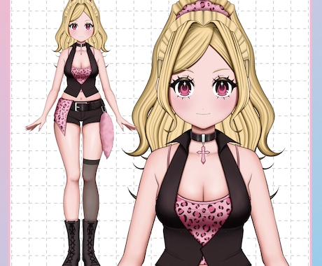 あなただけのvtuberをデザインします 女性vtuber様向けのプラン！商用利用込み！ イメージ2