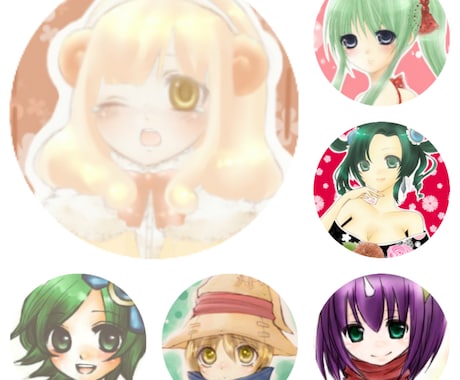 可愛らしく女の子を描かせていただきます 【Twitter、YouTube、LINEなどに使用OK！】 イメージ2