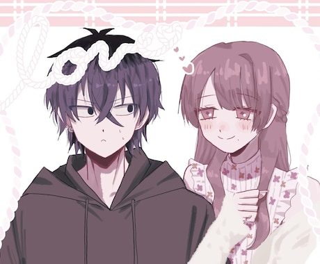あなただけのかわいいイラストを描きます かわいいOCを描きます♪︎アイコンやヘッダーにも使えます！ イメージ1