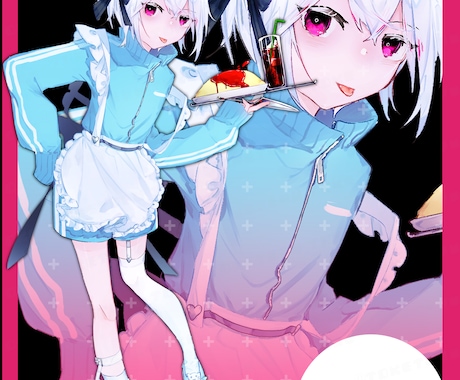 TRPGのキャラクター立ち絵を描きます ヴィネット風立ち絵も可能です！ イメージ2