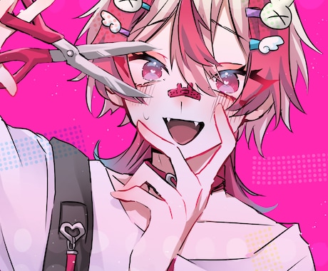 可愛いSNSアイコンを描きます ついぱっと目を引かれちゃうようなキャラクターを描きます！ イメージ1