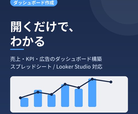 売上や広告のダッシュボードを作成します スプレッドシートやLooker Studioで自動更新します イメージ2