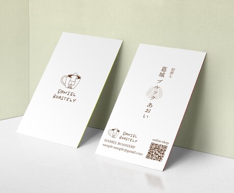 手描きロゴ、名刺のデザインセットを制作いたします 企業様、個人事業主様のロゴ制作実績があります。 イメージ2
