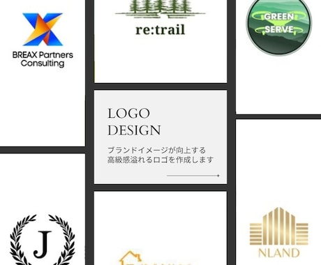 シンプルで唯一無二のロゴを制作します 細かなヒアリングを行いお客様の理想に沿ったロゴ制作 イメージ1