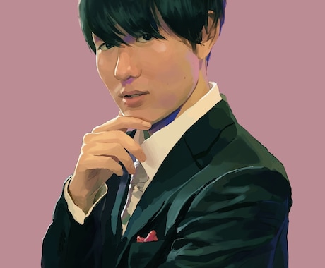 リアルで重厚なカラー似顔絵をお描きします イメージ1