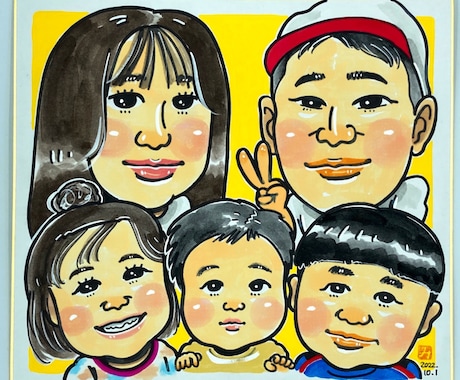 フジTV「いいとも！」似顔絵マスターが描きます 5名様の似顔絵をお描きします。 イメージ1