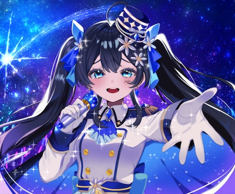 高クオリティイラスト制作致します 特別な日の１枚に！キラキラなイラストをお届けします！ イメージ2