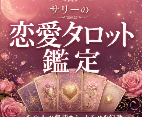 7月までの特別価格　匿名OKあなたの恋愛を占います 相手の気持ちを読むだけで終わらない恋愛タロットです イメージ1