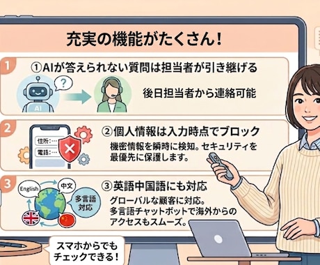 管理画面付LINE AIボットを開発・設置します 面倒な返信を24時間AIに丸投げ。管理画面で会話も把握 イメージ2